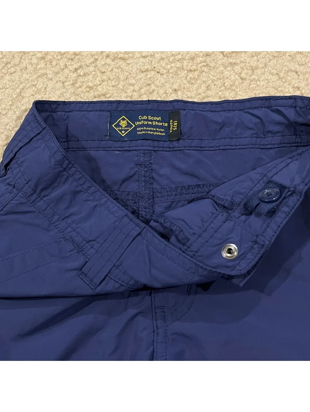 Boy Scouts Of America Cub Scout Unifrom Shorts Blue Size Small 8